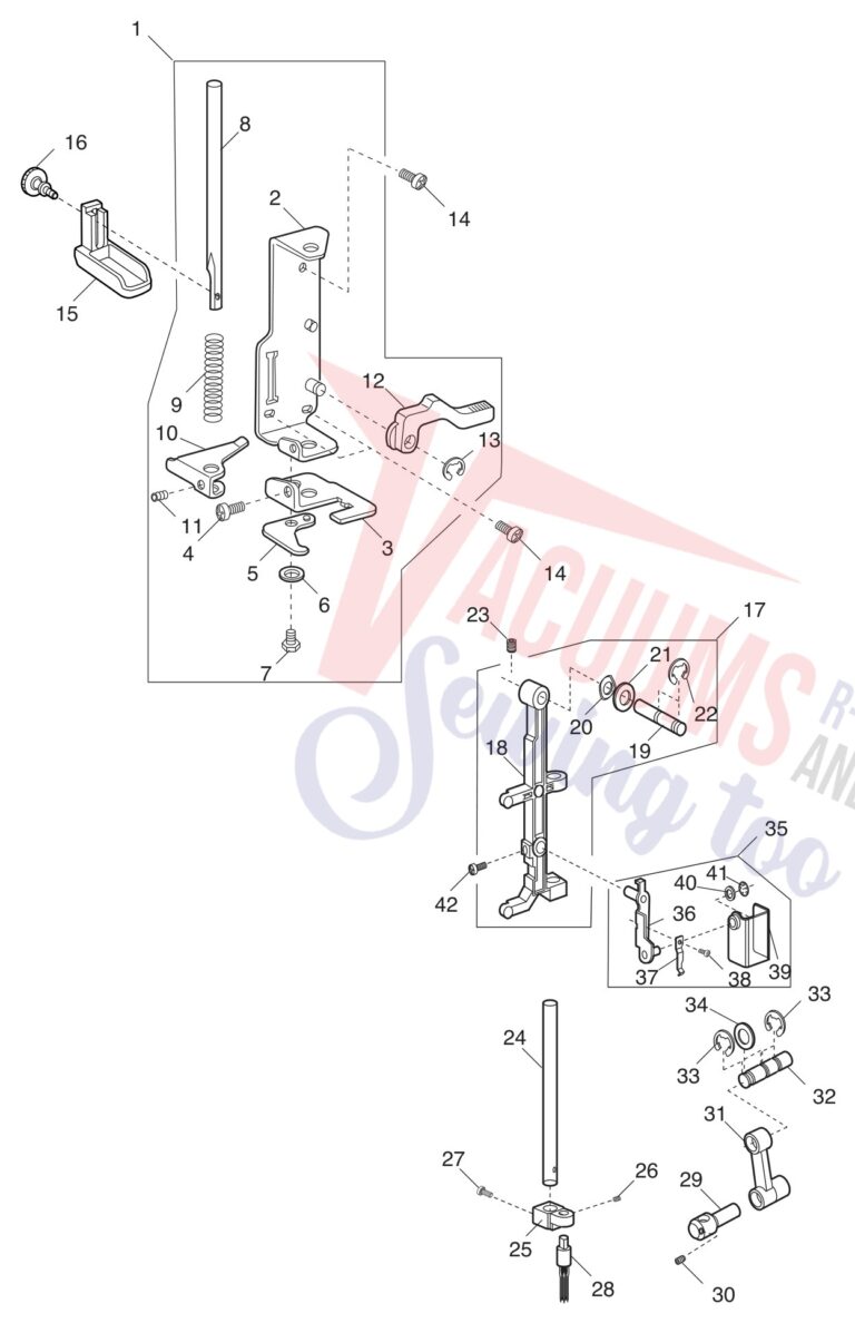 Janome FM725 schematic page 2 preview