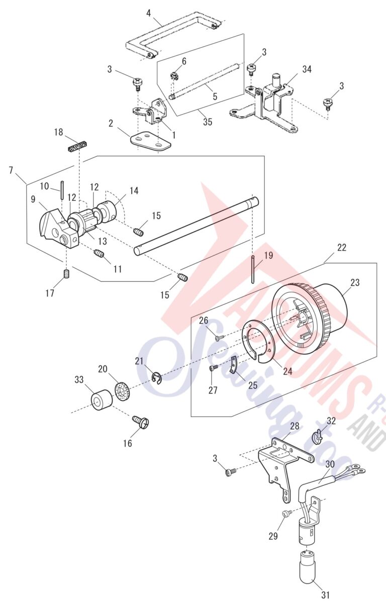 Janome FM725 schematic page 3 preview