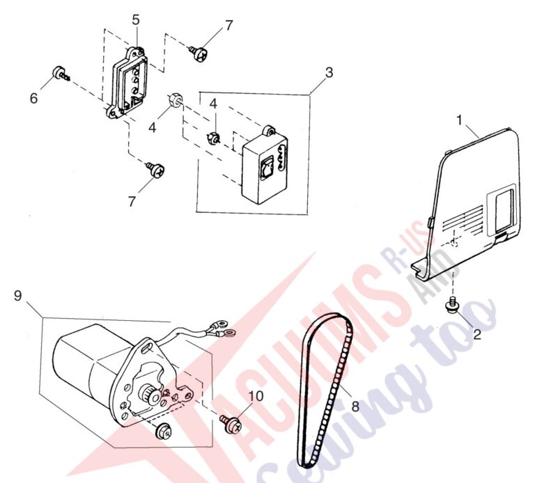 Janome FM725 schematic page 4 preview