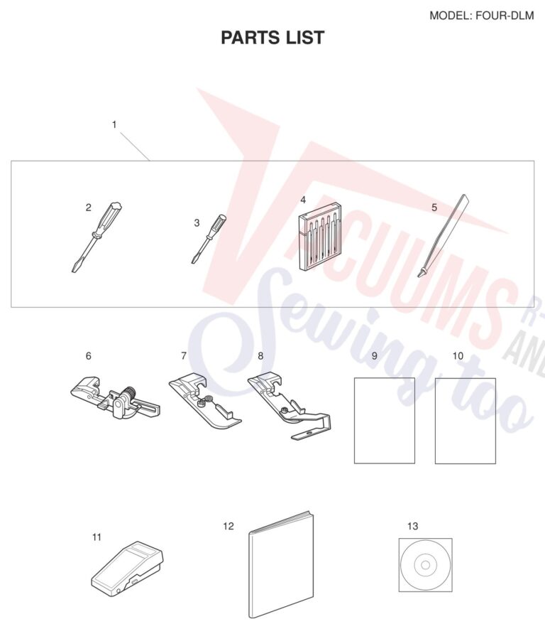 Janome Four DLB schematic page 3 preview