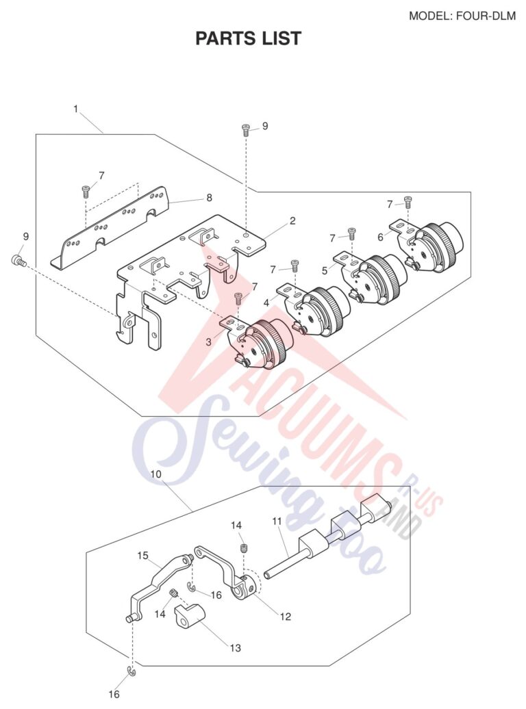 Janome Four DLB schematic page 4 preview