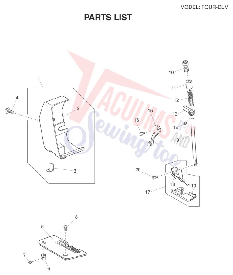 Janome Four DLB schematic page 6 preview