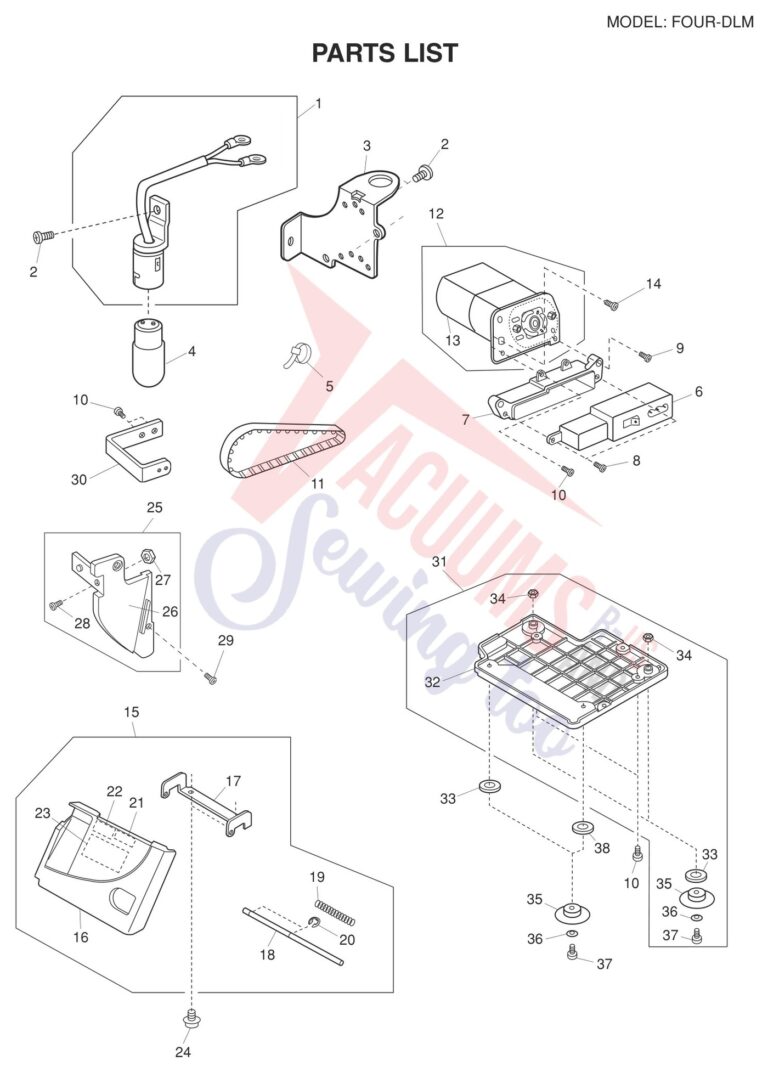 Janome Four DLB schematic page 7 preview