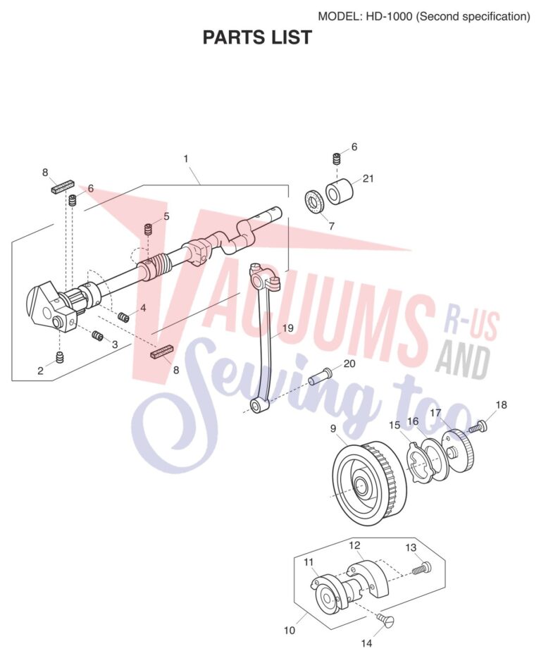 Janome HD1000BE V2 schematic page 4 preview