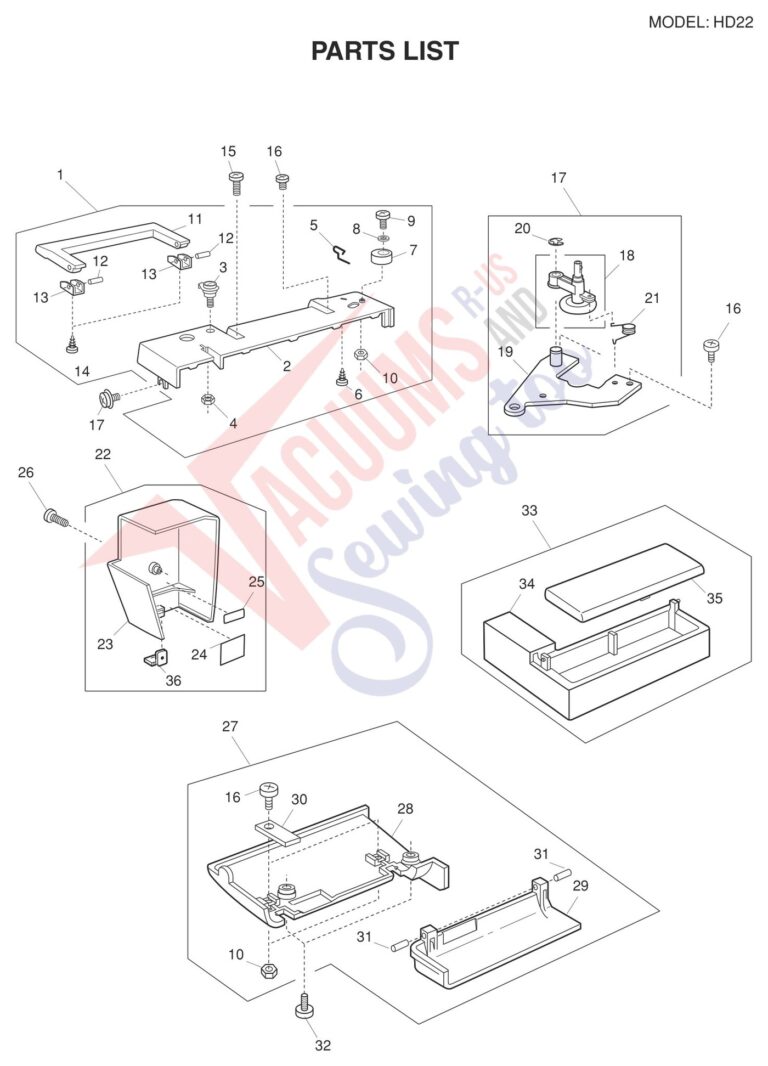 Necchi HD22 schematic page 1 preview
