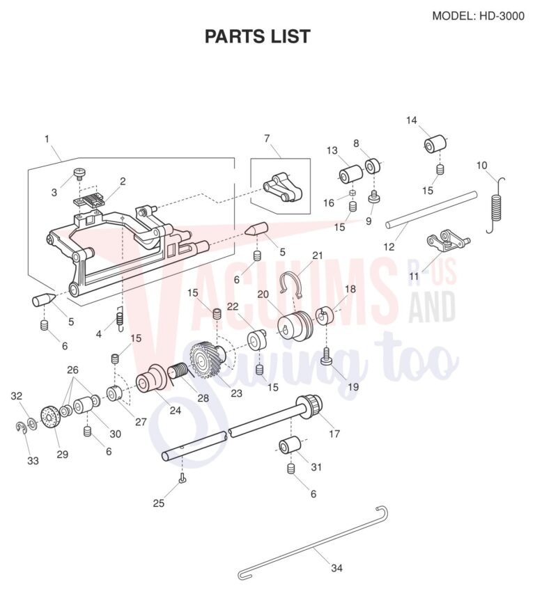 Janome HD3000 V3 schematic page 10 preview