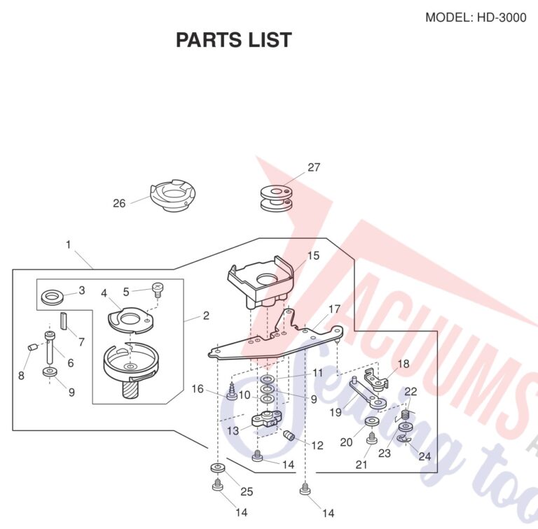 Janome HD3000 V3 schematic page 11 preview