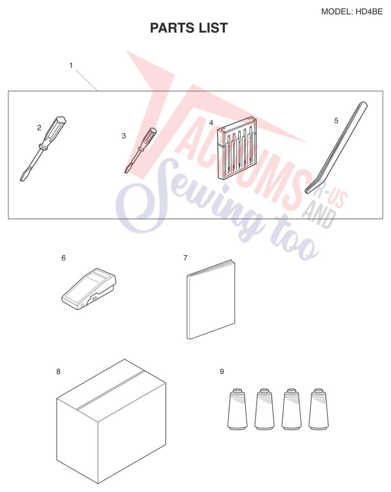 Janome HD4 schematic page 3 preview