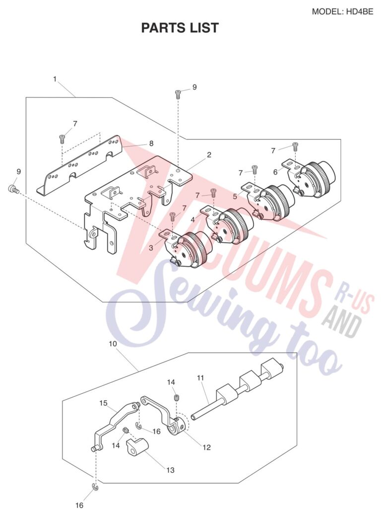 Janome HD4 schematic page 4 preview