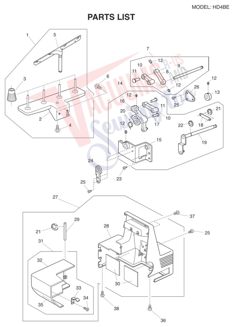 Janome HD4 schematic page 5 preview