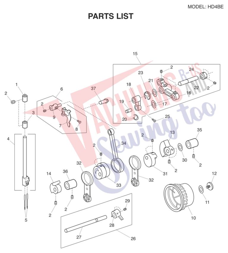 Janome HD4 schematic page 8 preview
