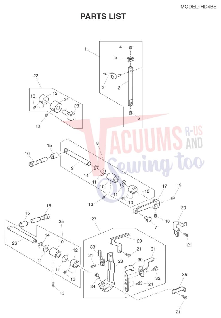 Janome HD4 schematic page 9 preview