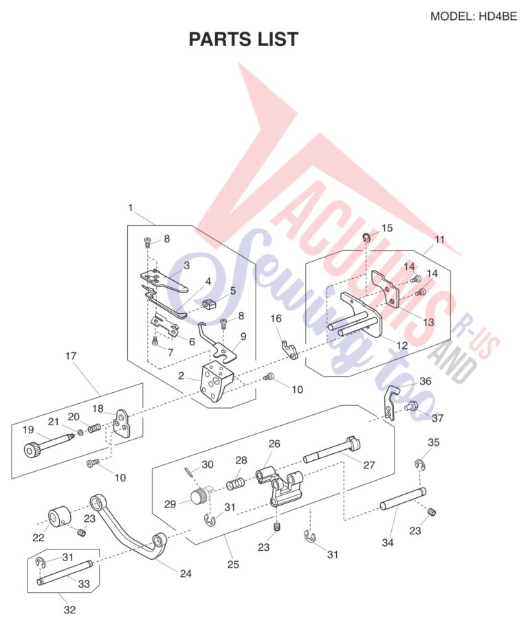 Janome HD4 schematic page 10 preview