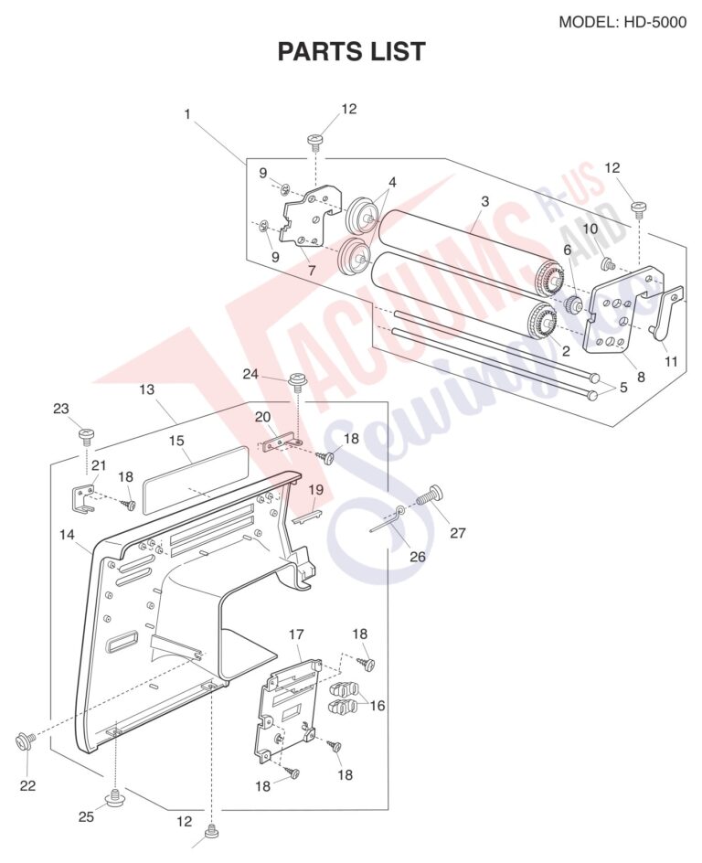 Janome HD5000 schematic page 2 preview