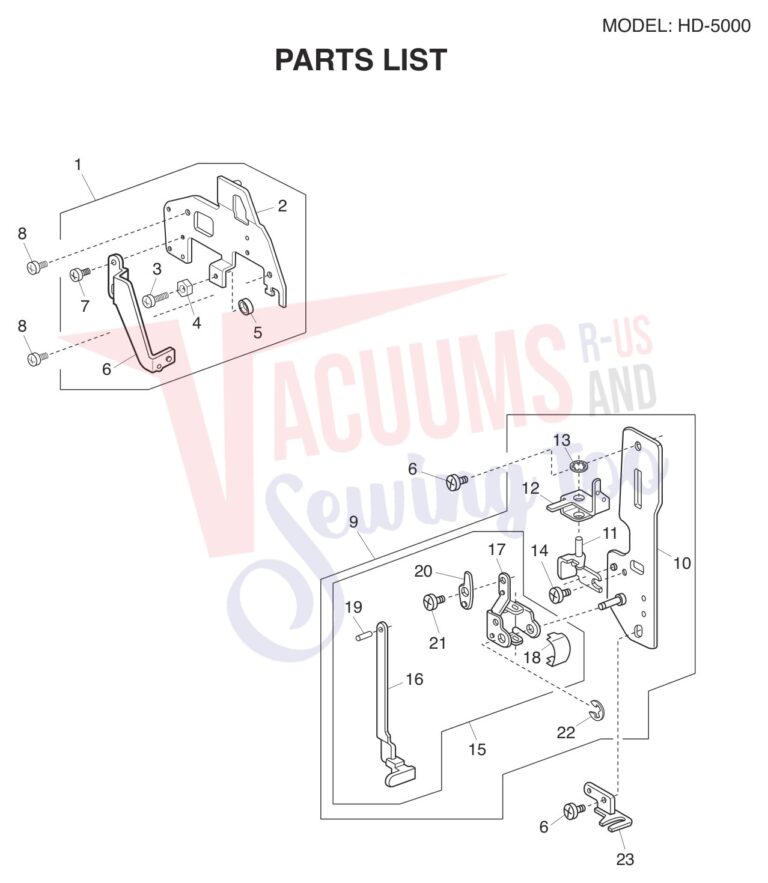 Janome HD5000 schematic page 8 preview