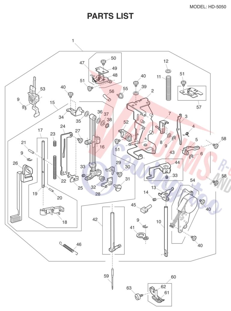 Janome HD5050 schematic page 2 preview