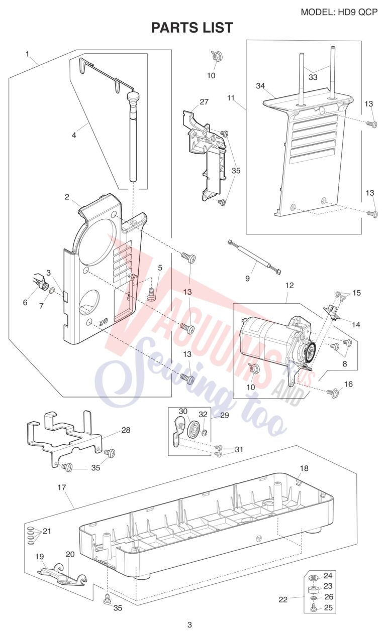Janome HD9QCP schematic page 6 preview