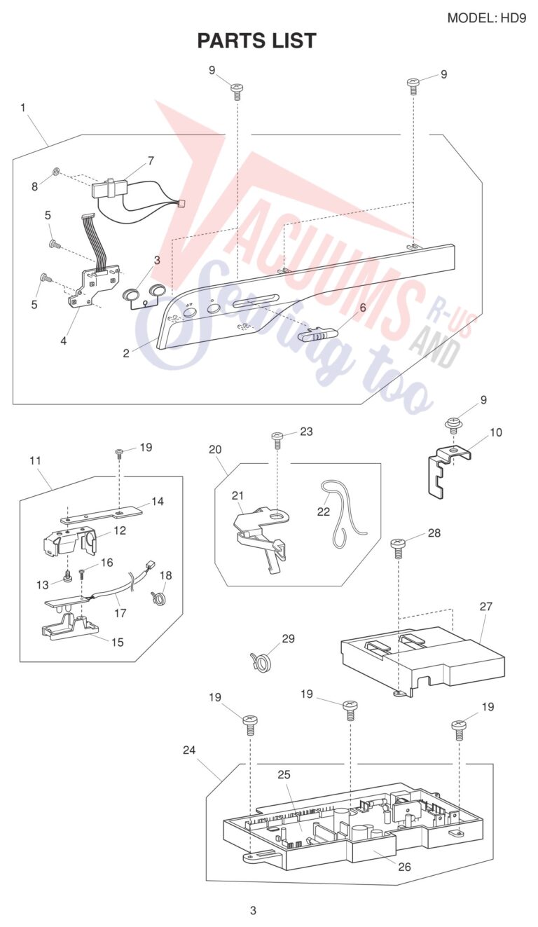 Janome HD9 V2 schematic page 4 preview