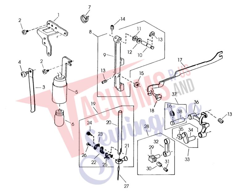 Janome HF1012 schematic page 4 preview