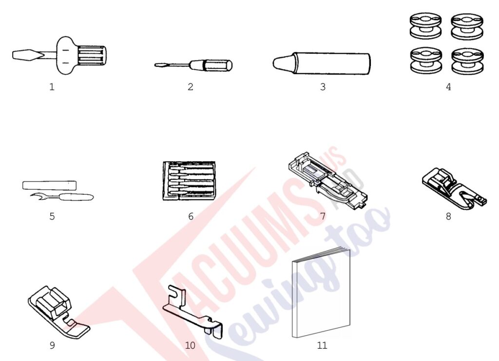 Janome HF2022 exploded schematic diagram (page 2)