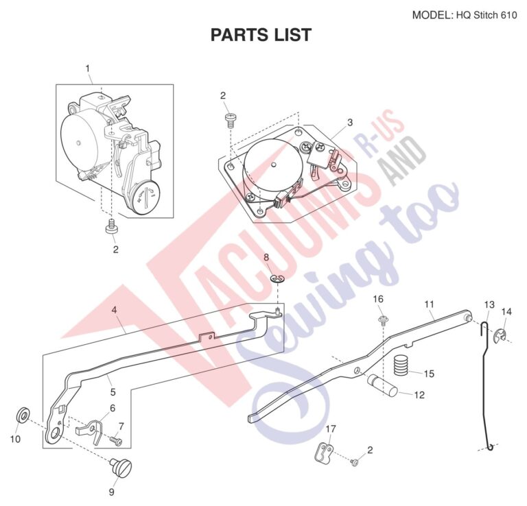 Janome HQ610 schematic page 12 preview