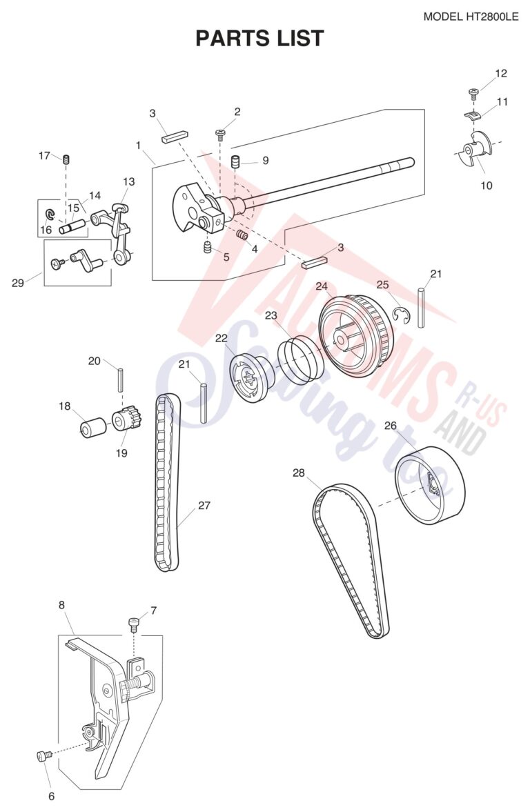 Janome HT2008 schematic page 3 preview