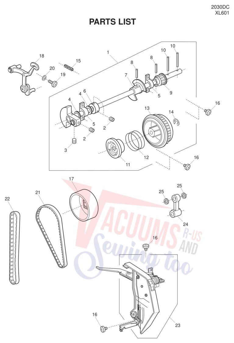 Janome JNH1860 schematic page 1 preview
