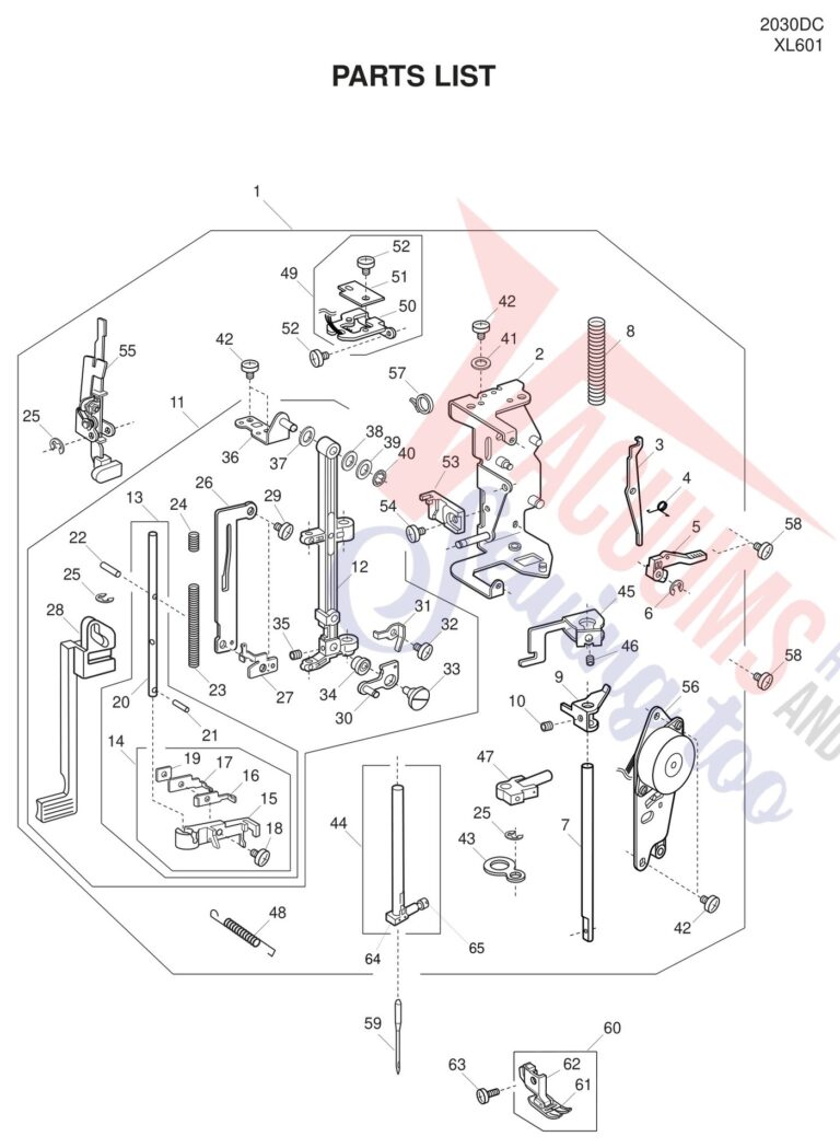 Janome JNH1860 schematic page 2 preview