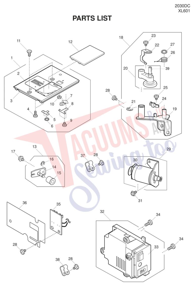 Janome JNH1860 schematic page 4 preview