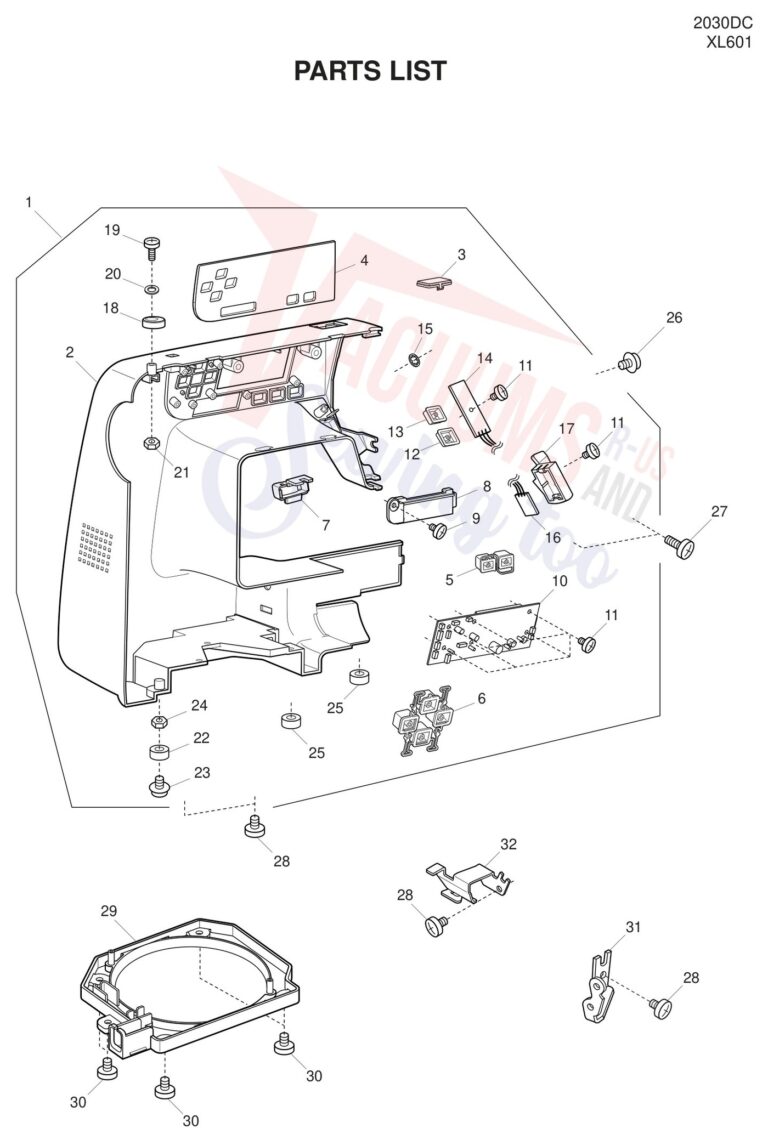Janome JNH1860 schematic page 6 preview