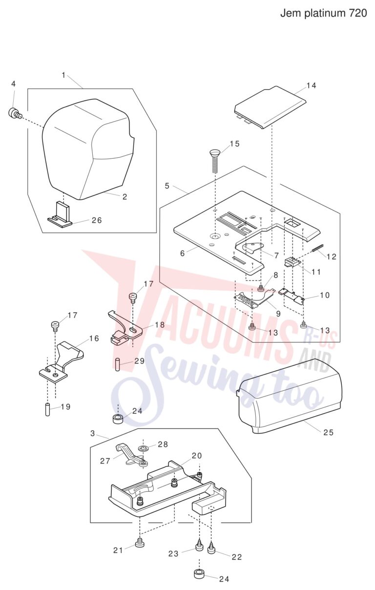Janome JP720 schematic page 2 preview