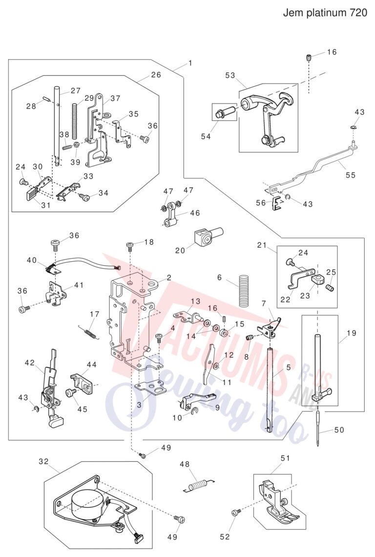 Janome JP720 schematic page 3 preview