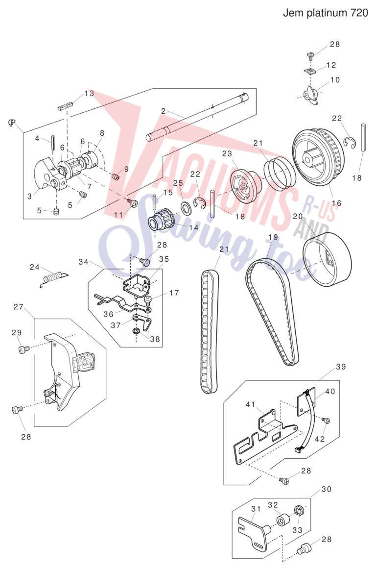 Janome JP720 schematic page 4 preview