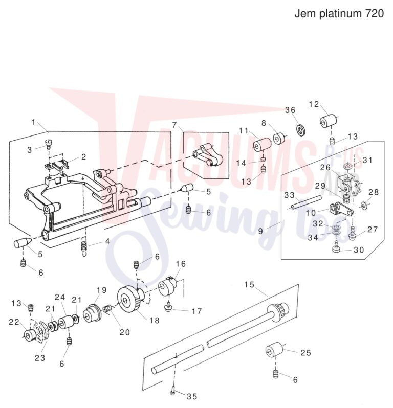 Janome JP720 schematic page 5 preview