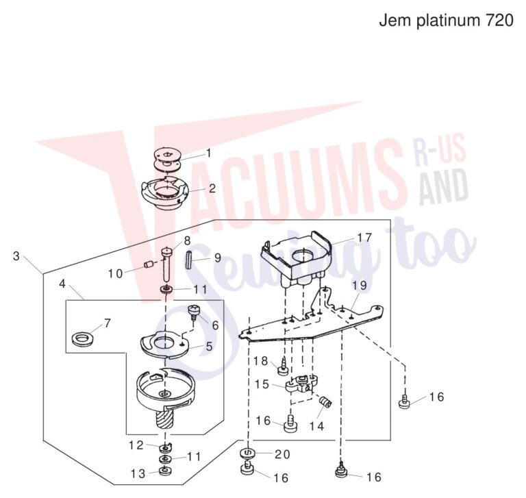 Janome JP720 schematic page 6 preview