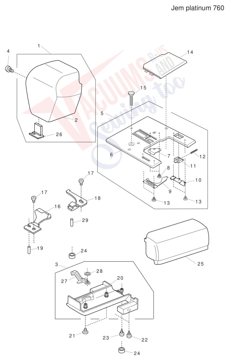Janome JP760 schematic page 2 preview
