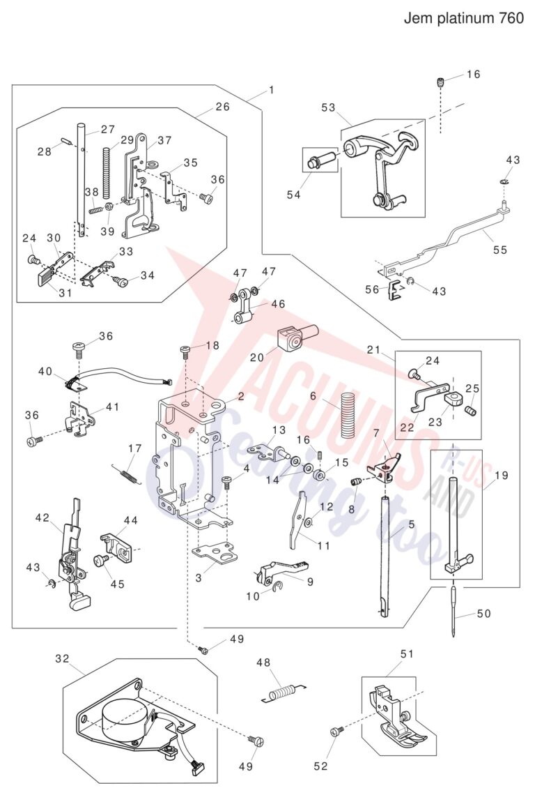 Janome JP760 schematic page 3 preview