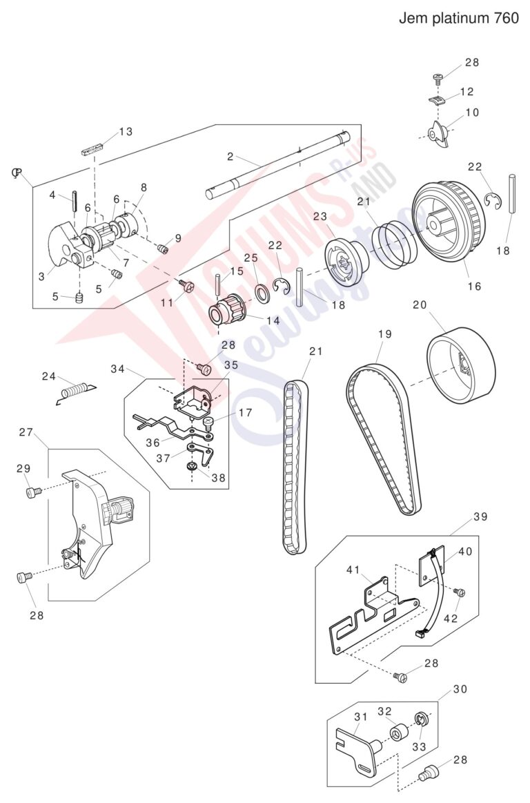 Janome JP760 schematic page 4 preview