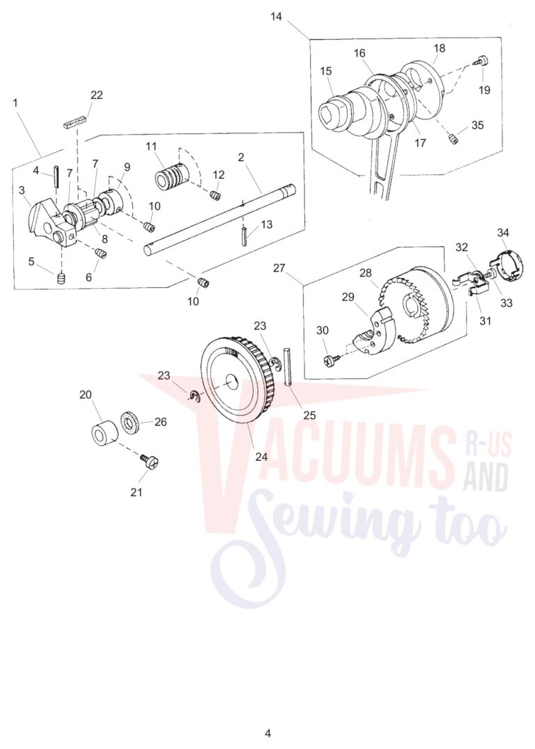 Janome JS1004 schematic page 4 preview