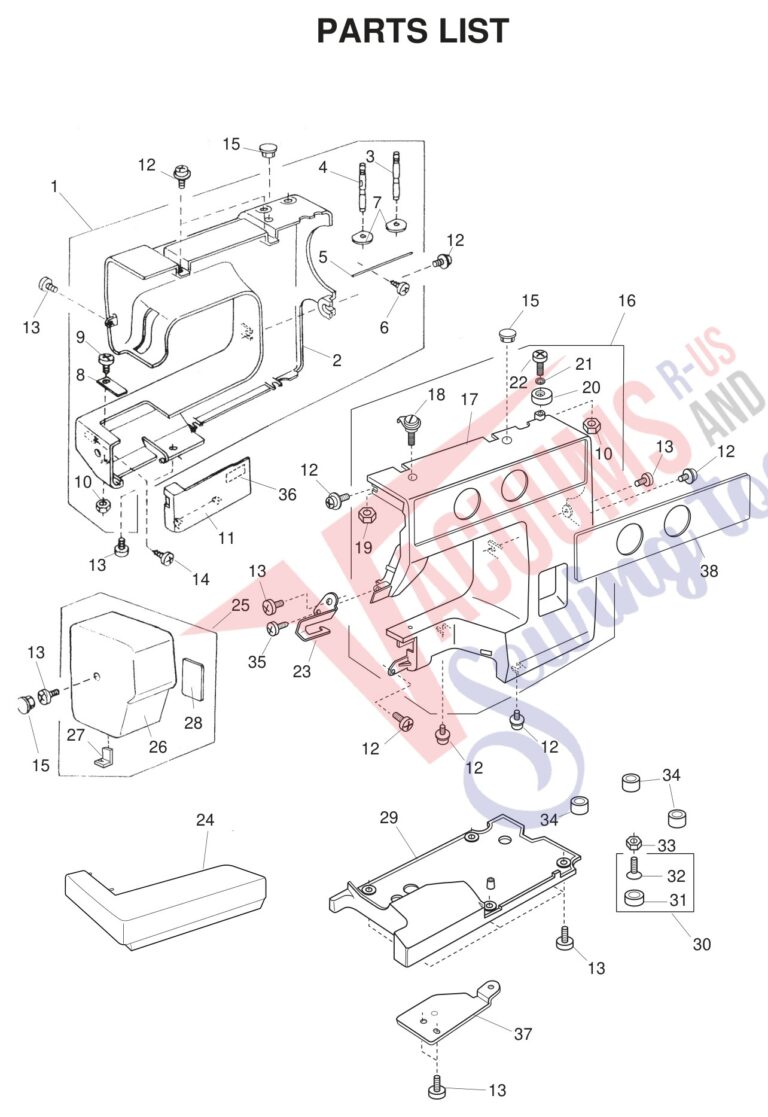Janome JS1008 schematic page 1 preview