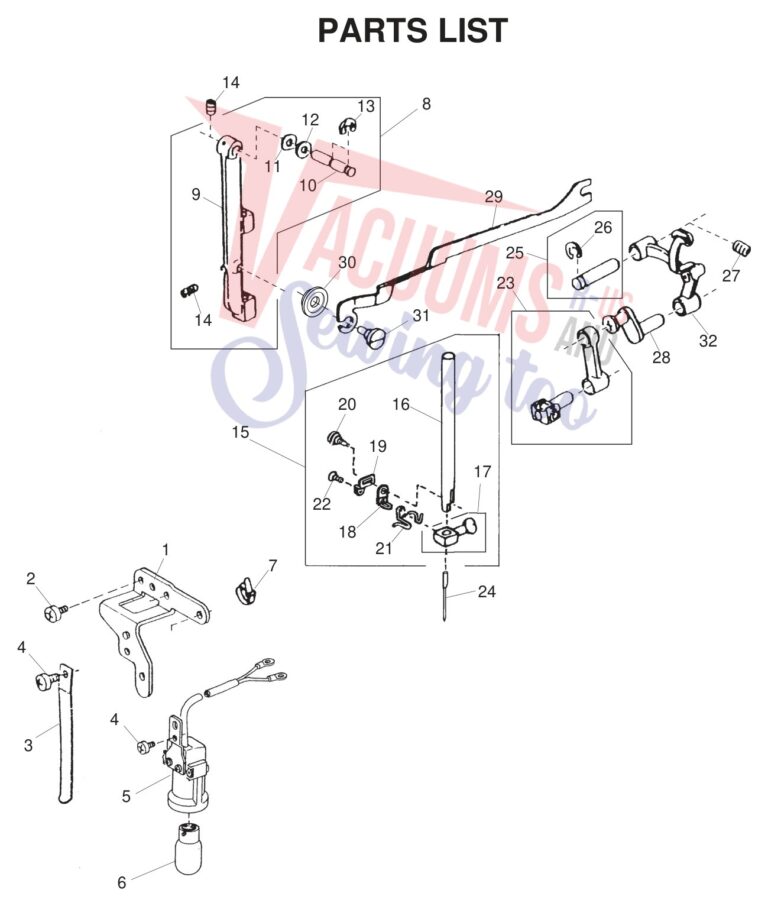 Janome JS1008 schematic page 3 preview