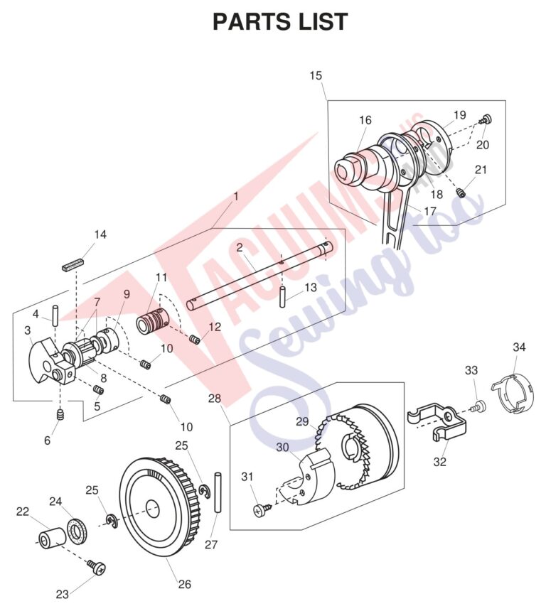 Janome JS1008 schematic page 4 preview