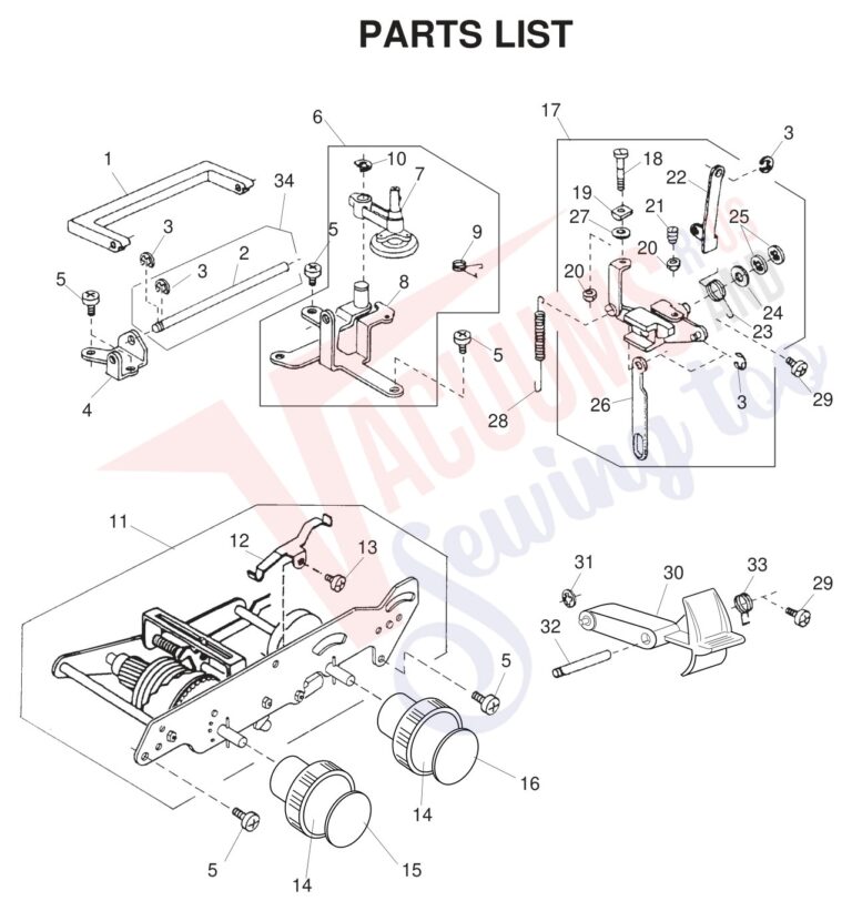 Janome JS1008 schematic page 5 preview