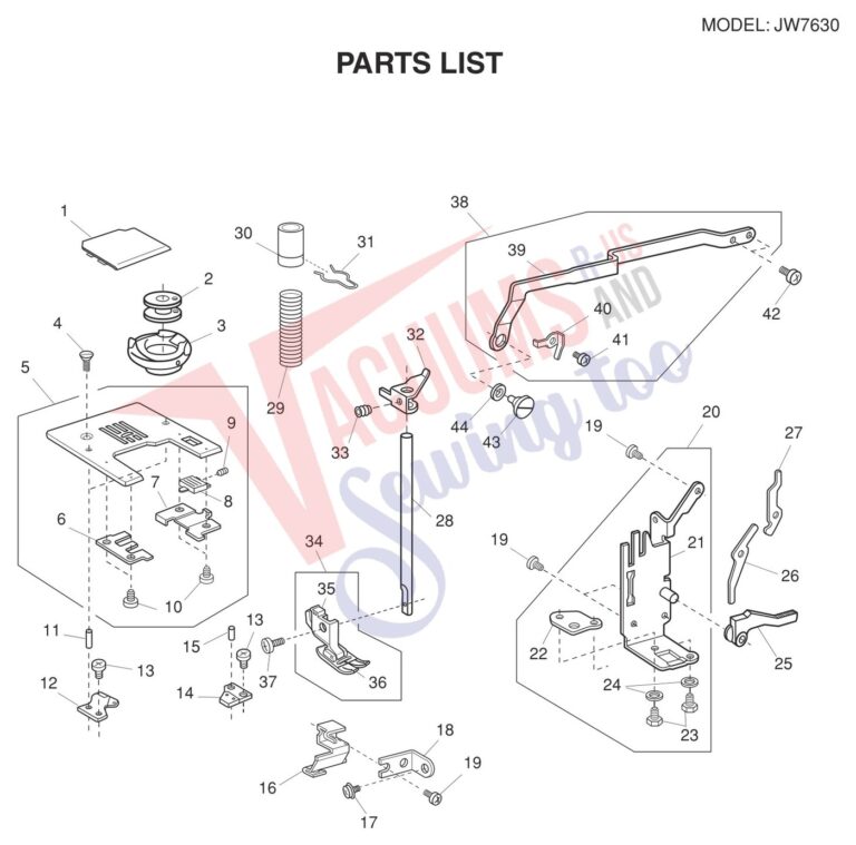 Janome JW7630 schematic page 3 preview