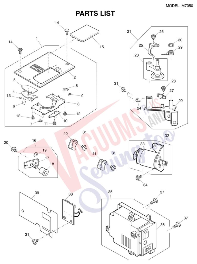 Janome M7050 schematic page 4 preview