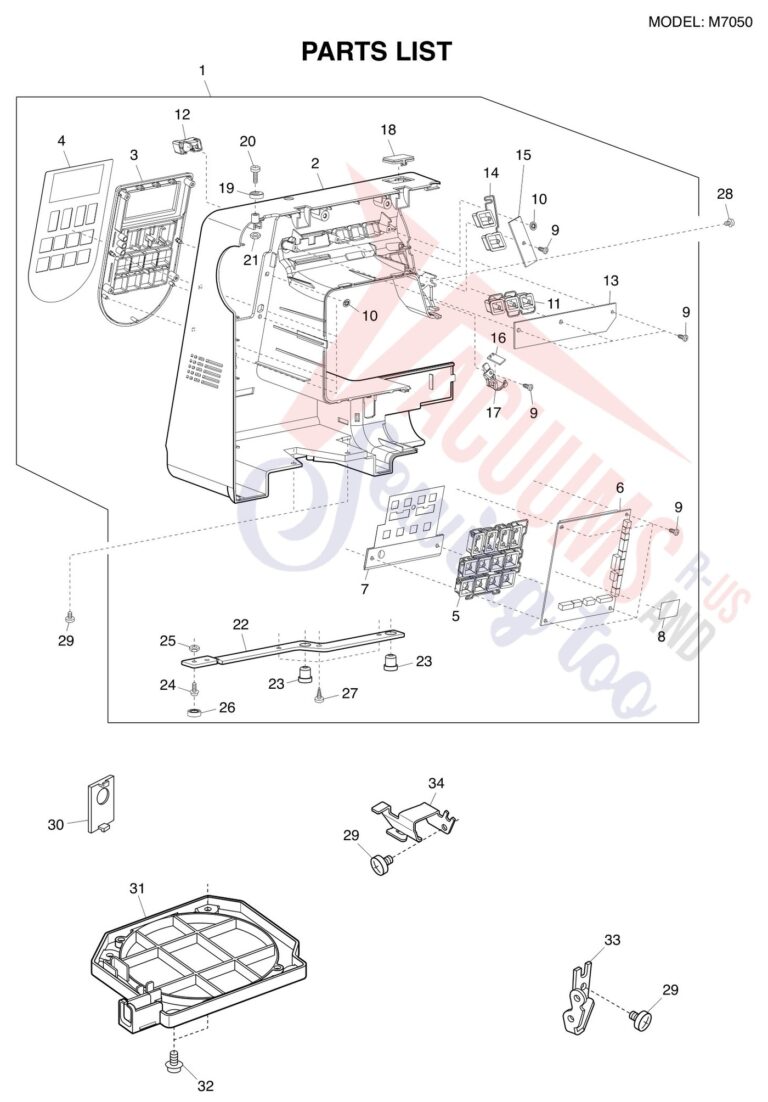 Janome M7050 schematic page 6 preview