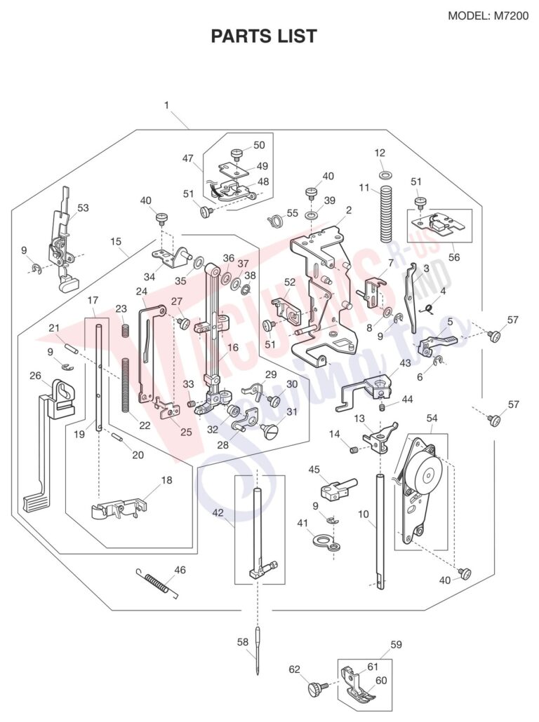 Janome M7200 schematic page 2 preview