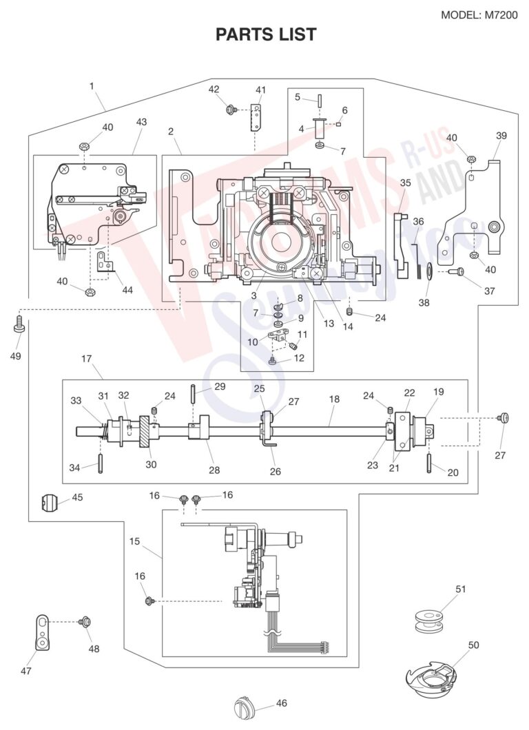 Janome M7200 schematic page 3 preview