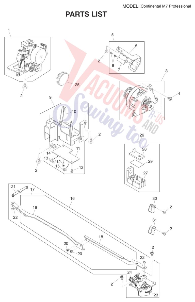Janome M7 schematic page 2 preview