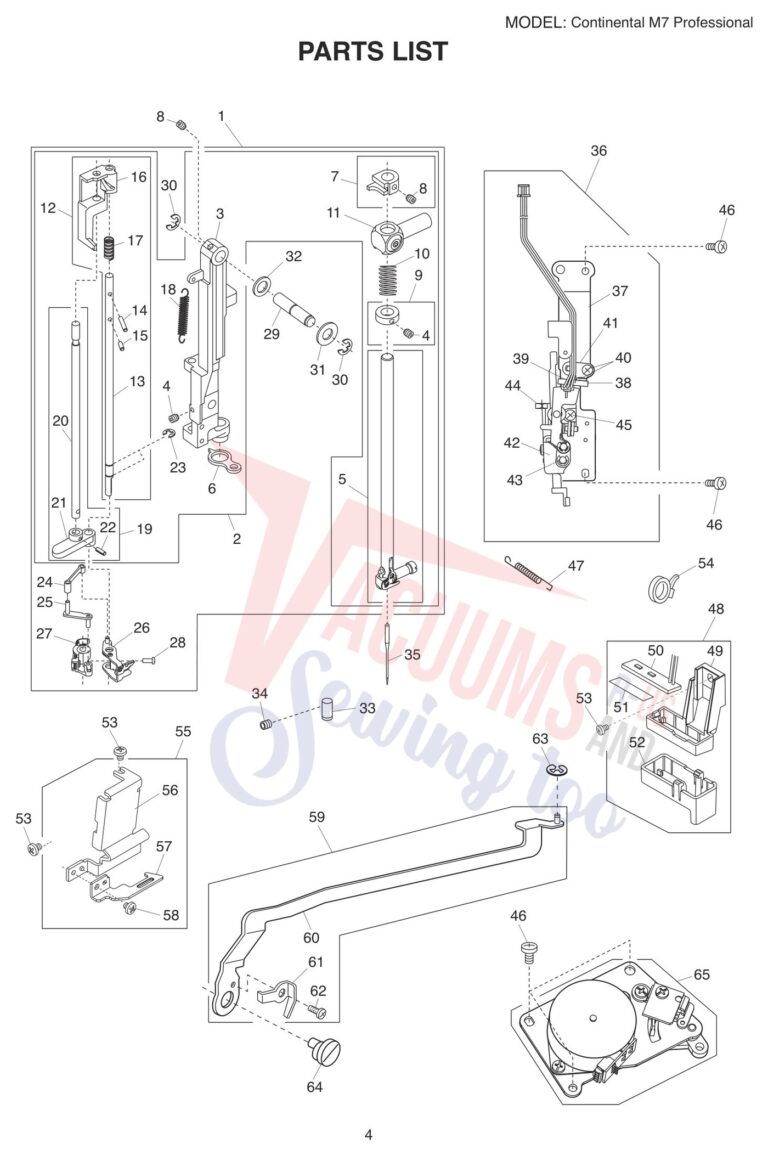 Janome M7 schematic page 12 preview